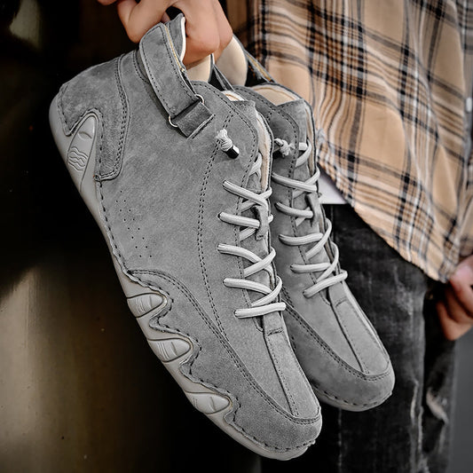 Velcro™ Boots | handcrafted leather ankle sneaker