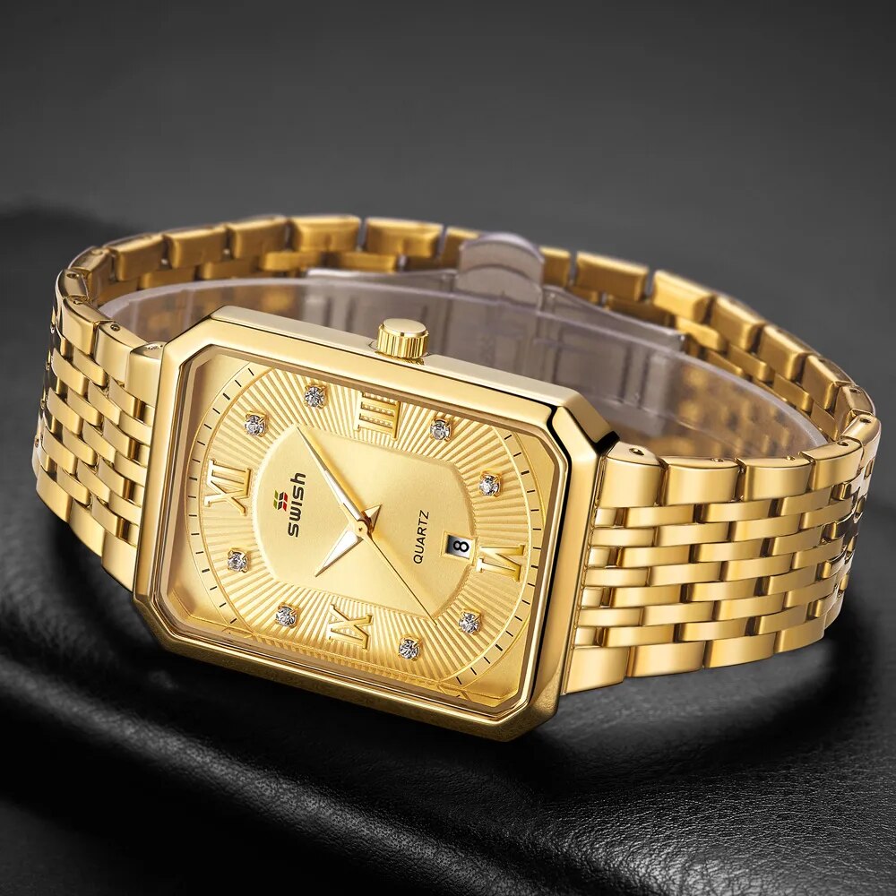Luxury Golden Relogio Masculino 3